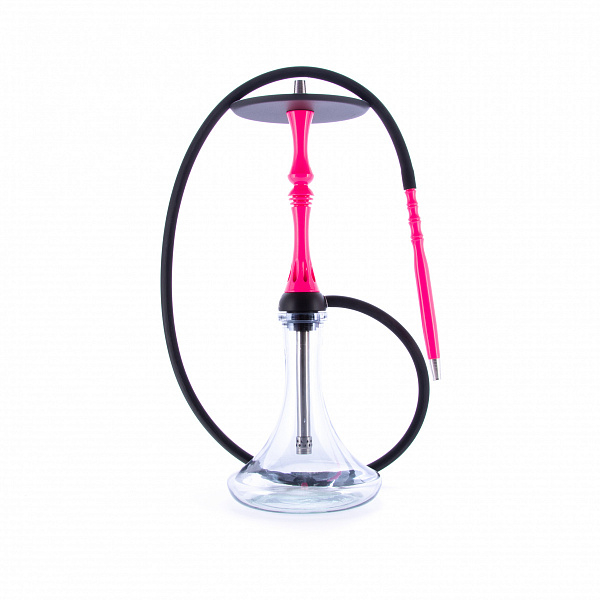 Кальян Alpha Hookah Kappa Rose Fluor (Розовый, 56 см) в Иркутске