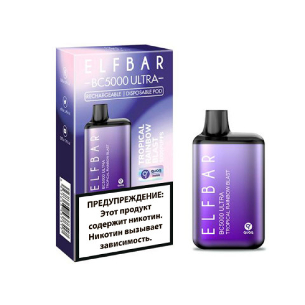 Elfbar BC5000 (Тропические фруктовые конфеты), 5000 тяг в Иркутске