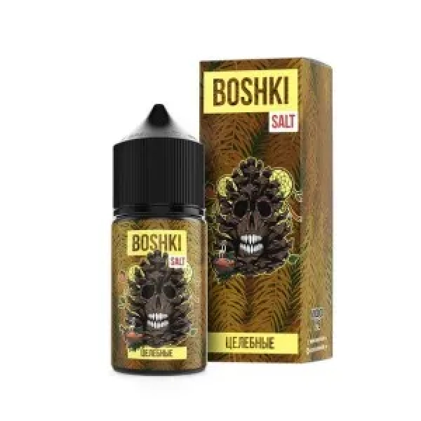 Жидкость BOSHKI Salt Целебные (Мёд трава чай хвоя) (30 мл, 20 мг/мл) в Иркутске