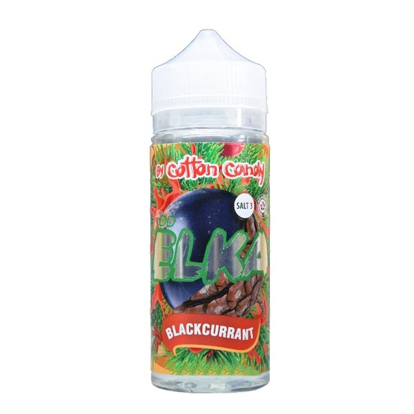 Жидкость Cotton Candy ЁLKA BLACKCURRANT (Хвоя С Мятой И Чёрной Смородиной) (120 мл, 0 мг/мл) в Иркутске