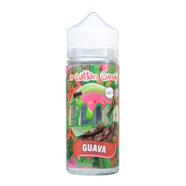 Жидкость Cotton Candy ЁLKA GUAVA (Хвоя С Мятой И Гуавой) (120 мл, 0 мг/мл) в Иркутске