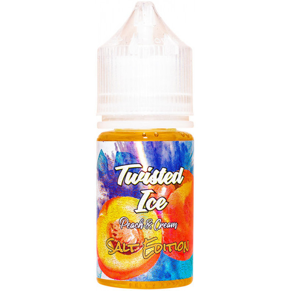 Жидкость Twisted Ice Salt Peach&Cream (Персиково Сливочный Щербет) (30 мл, 20 мг/мл) в Иркутске