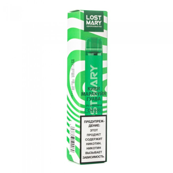 Lost Mary Kiwi Passion Fruit Guava Киви Маракуйя Гуава, 1500 тяг в Иркутске