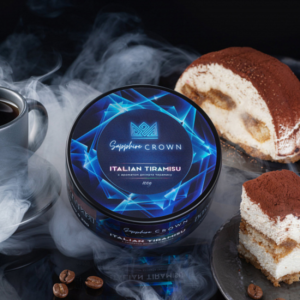 Табак Sapphire Crown Italian Tiramisu (Сливочный крем бисквит) 100 гр в Иркутске