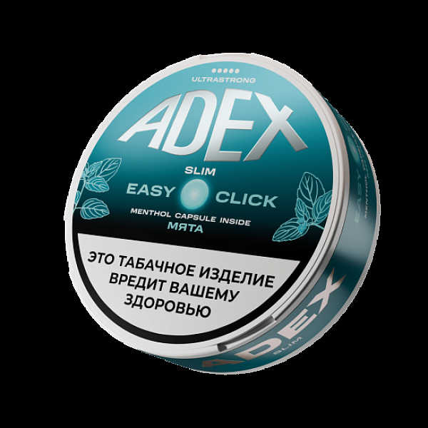 Жевательный табак Adex Click Slim  Мята Ментол 9 грамм в Иркутске
