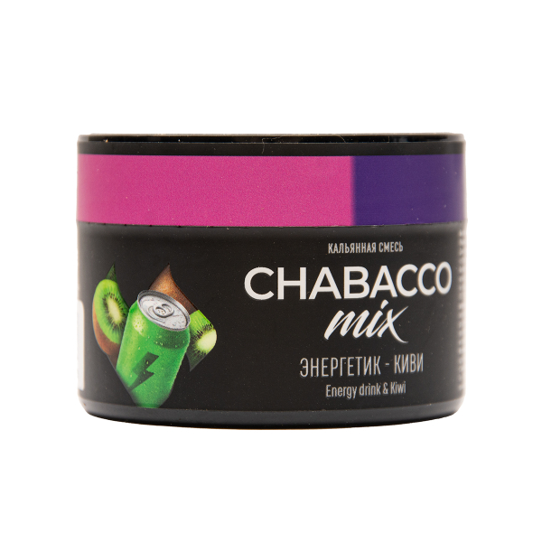Бестабачная смесь Chabacco Medium Mix Energy Drink & Kiwi 40 грамм в Иркутске