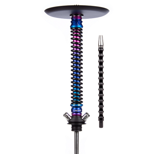 Кальян Mamay Customs Coilover Big Anod Blue Space Черный Глянец в Иркутске