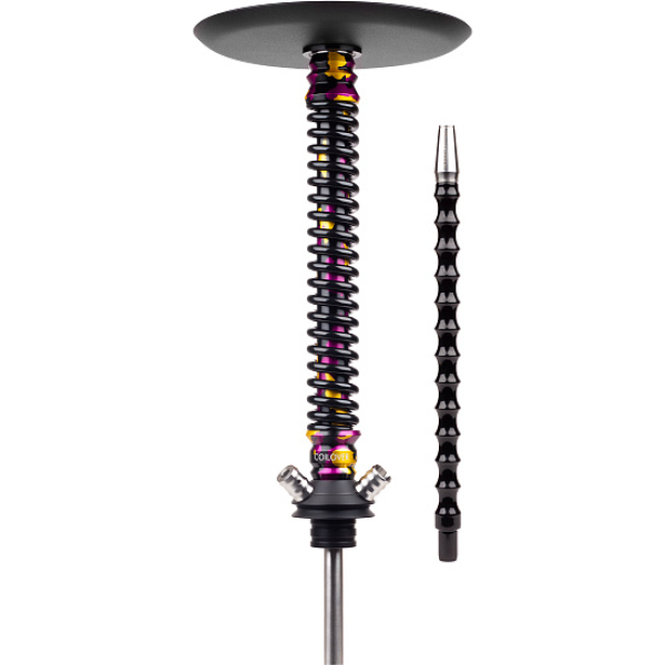 Кальян Mamay Customs Coilover Big Anod Special Purple Gold Camo Черный Глянец в Иркутске