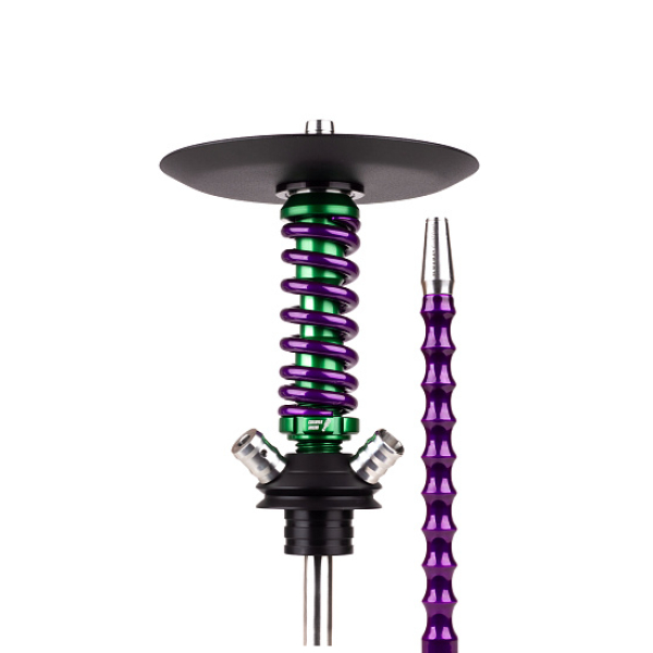 Кальян Mamay Customs Coilovers Micro Anod Green Фиолетовый Лак в Иркутске