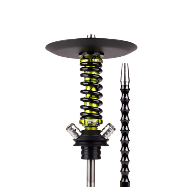 Кальян Mamay Customs Coilovers Micro Anod Oliva Splash Черный Глянец в Иркутске