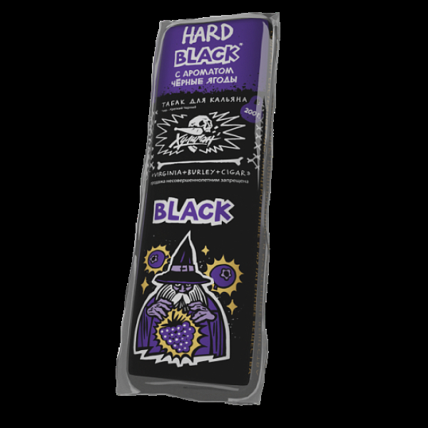 Табак Хулиган Hard Black Черные Ягоды 200 грамм в Иркутске