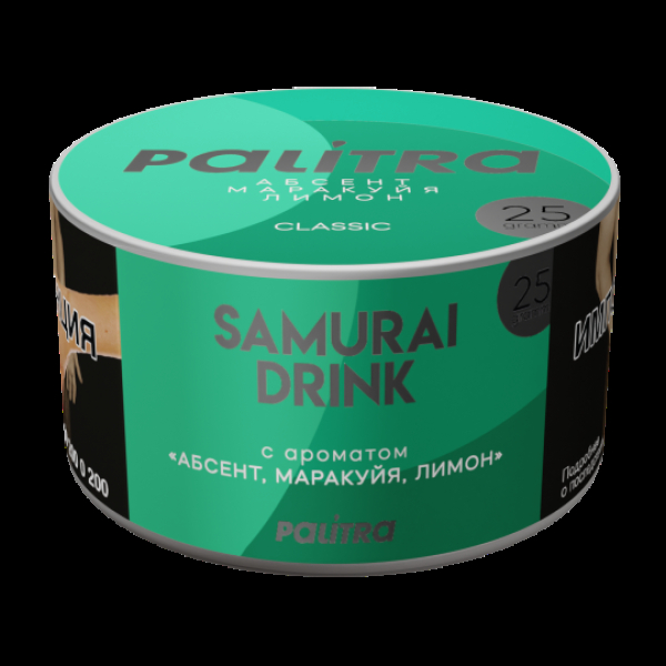 Табак Palitra Samurai Drink Напиток Самурая 25 грамм в Иркутске