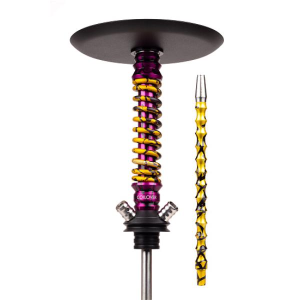 Кальян Mamay Customs Coilovers Mini Special Anod Purple Splash Gold Splash в Иркутске