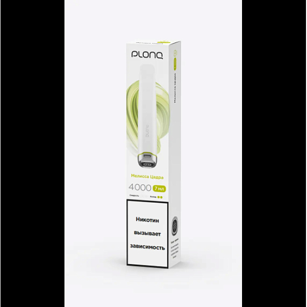 Электронка Plonq Plus Pro 4000 Мелиcса Цедра 4000 затяжек в Иркутске