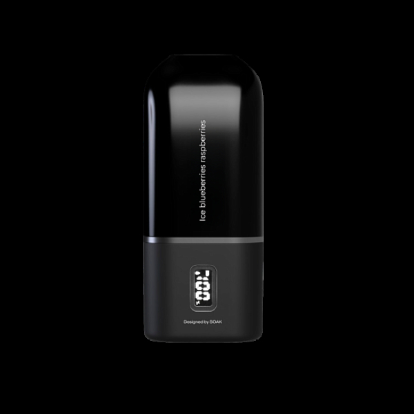 Электронка Soak 13 Ice Blueberries Raspberries Ледяная Черника Малина 13000 затяжек в Иркутске